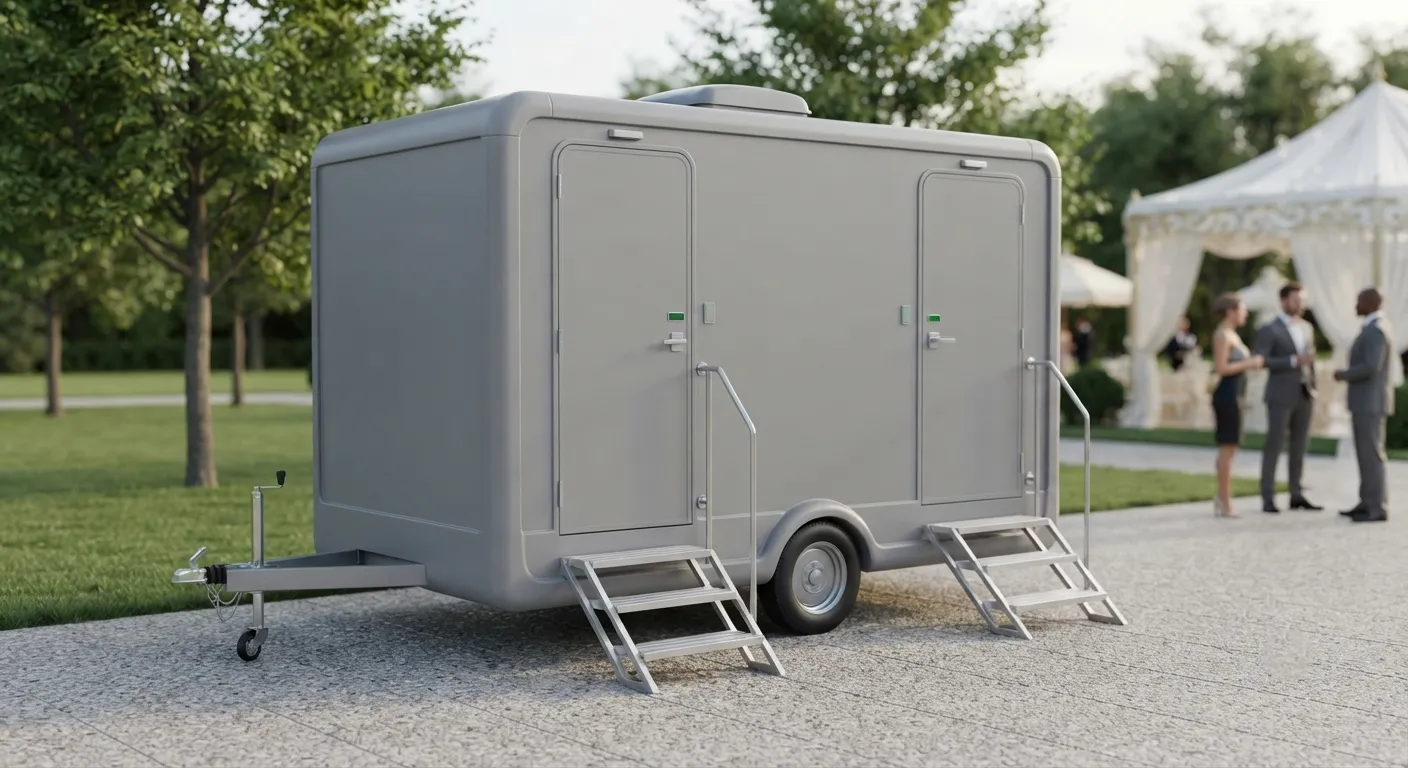 2 Stall Restroom Trailer in Georgetown, TX