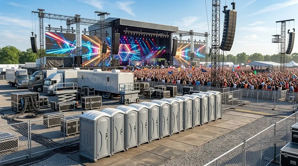 Concert Restroom Rental in Georgetown, TX