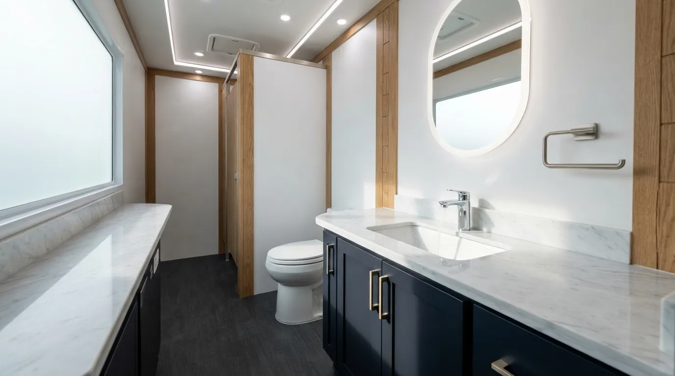Luxury Restroom Trailer in Georgetown, TX