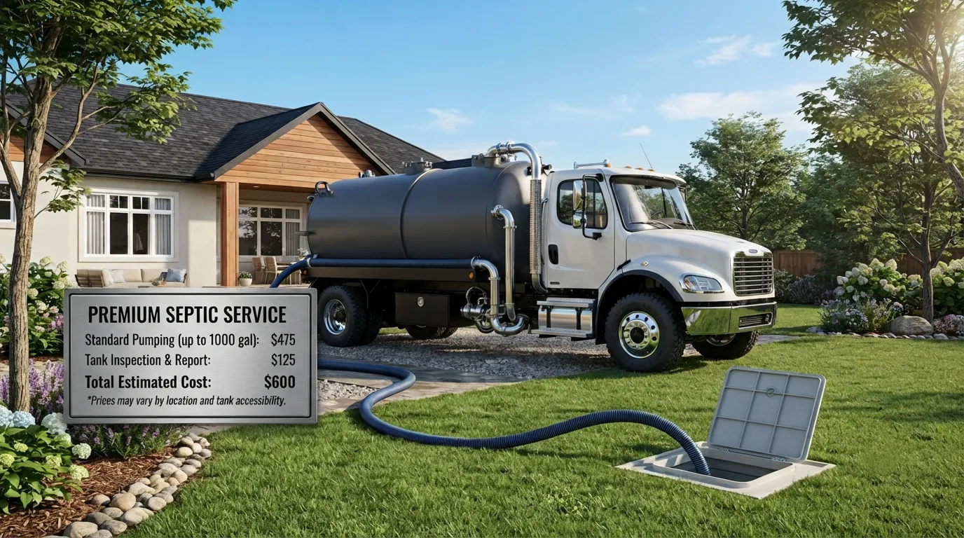 Septic Tank Pumping Cost in Georgetown, TX